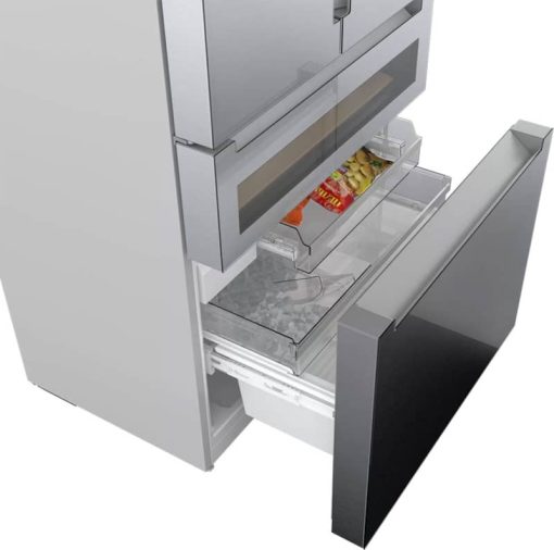 Bosch 800 Series 36" Glass Over Stainless Steel Counter Depth 4 Door French Door Refrigerator - Image 7