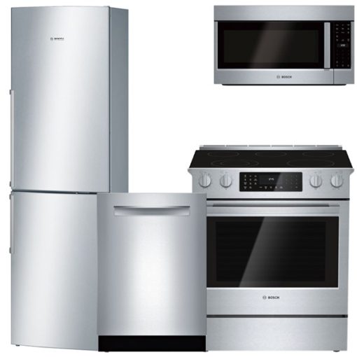 Bosch Stainless Steel Four Piece Kitchen Suite