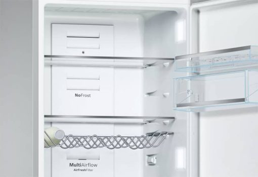 Bosch 800 Series 24" White Counter-Depth Bottom-Freezer Refrigerator - Image 5