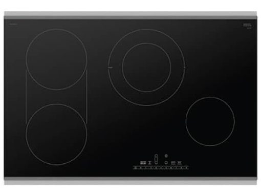 Bosch ADA 800 Series 30" Black With Stainless Steel Frame Electric Cooktop