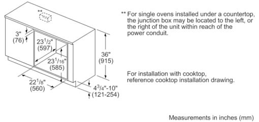 Bosch 500 Series 24" Stainless Steel Single Wall Oven - Image 6