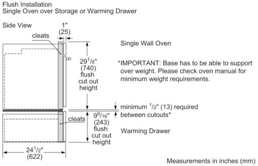 Bosch Benchmark Series 30" Stainless Steel Right Hinge Single Wall Oven - Image 6