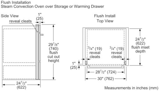 Bosch Benchmark Series 30" Stainless Steel Built-In Steam Convection Oven - Image 9