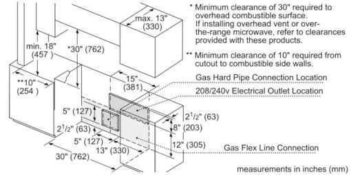 Bosch 800 Series 30" Stainless Steel Dual Fuel Slide-In Range - Image 11