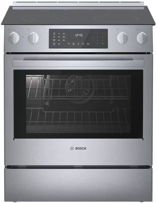 Bosch 800 Series 30" Stainless Steel Electric Slide-In Range