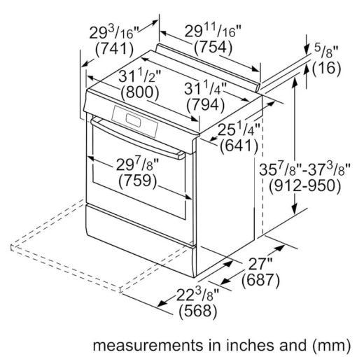Bosch 800 Series 30" Stainless Steel Gas Slide-In Range - Image 16
