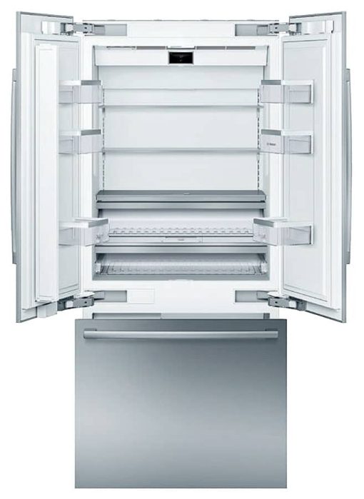 Bosch Benchmark Series 36" Stainless Steel Built-In French Door Refrigerator - Image 2