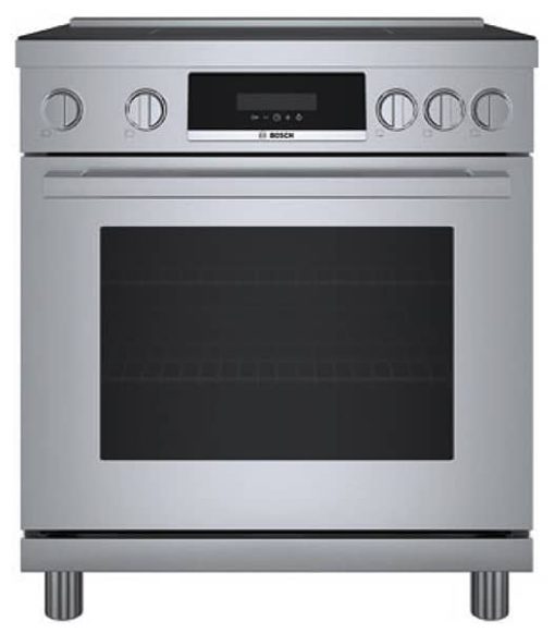 Bosch 800 Series 30" Stainless Steel Industrial Style Induction Range