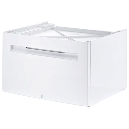 24 inch Pedestal with Drawer - White