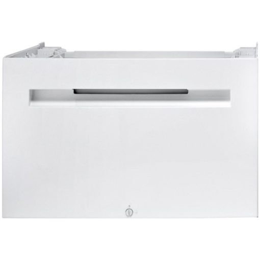 24 inch White Laundry Pedestal With Drawer