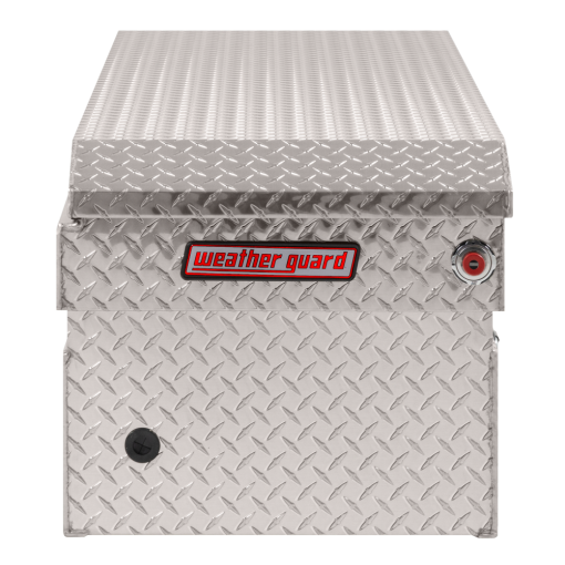 Weather Guard Saddle Truck Tool Box Aluminum Full Standard Clear - Image 4