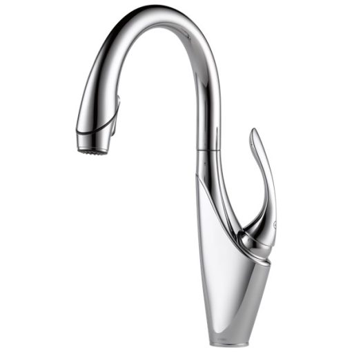 Vuelo Single Handle Pull-Down Kitchen Faucet - Chrome