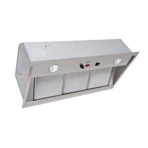 34" 1500cfm Ducted Hood with Internal/In-Line/External Blower