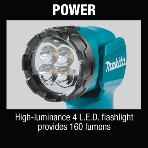 Makita 18V LXT® Lithium-Ion Brushless Cordless 4-Pc. Combo Kit (5.0Ah) - Image 7