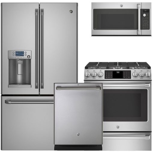 Cafe Stainless Steel Four Piece Kitchen Suite