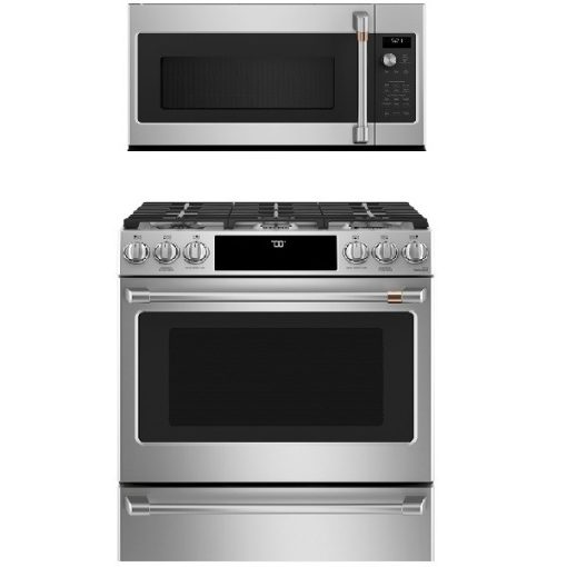 Cafe Stainless Steel Two Piece Kitchen Suite