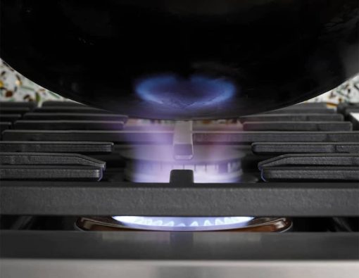 Cafe ADA 48" Stainless Steel Commercial-Style Natural Gas Rangetop With 6 Burners And Griddle - Image 7
