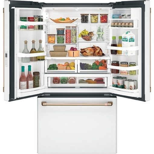 23.1 cu ft French Door White Refrigerator - Image 2