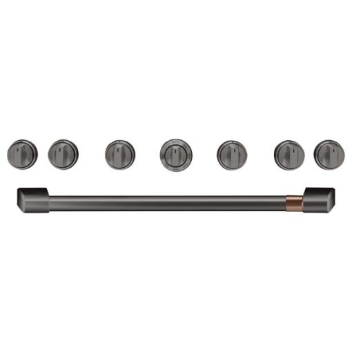 36 inch Brushed Black Handle & Knob Set for Pro Range and Rangetop
