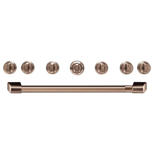 36 inch Brushed Copper Handle & Knob Set for Pro Range and Rangetop