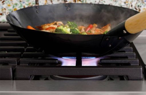 Cafe ADA 36" Matte Black Smart Commercial-Style Gas Range With 6 Burners - Image 7