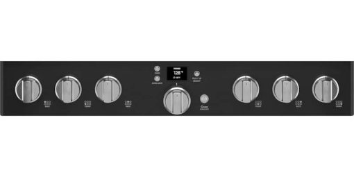 Cafe ADA 36" Matte Black Smart Commercial-Style Gas Range With 6 Burners - Image 5