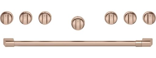 Cafe 36" Brushed Copper Handle & Knob Set For Pro Range & Rangetop