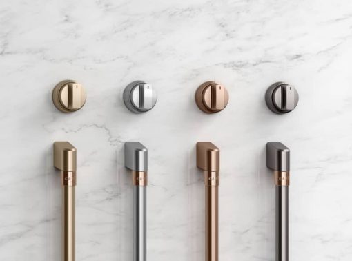 Cafe 36" Brushed Copper Handle & Knob Set For Pro Range & Rangetop - Image 2