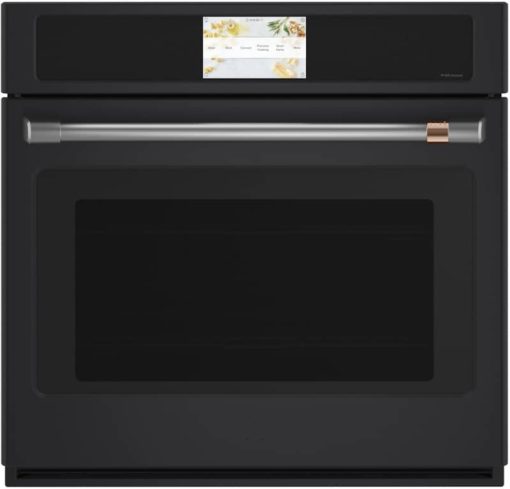 Cafe ADA Professional Series 30" Matte Black Smart Built-In Convection Single Wall Oven