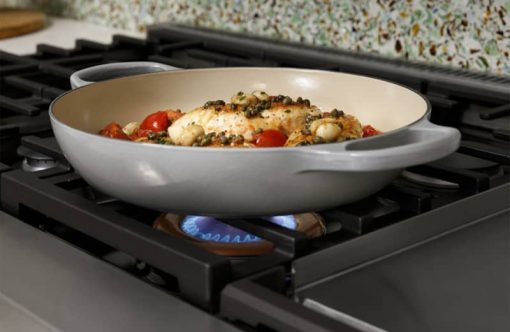 Cafe 48" Matte White Smart Dual-Fuel Commercial-Style Range with 6 Burners and Griddle - Image 9