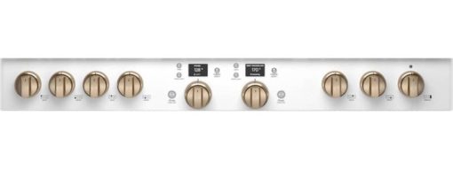 Cafe 48" Matte White Smart Dual-Fuel Commercial-Style Range with 6 Burners and Griddle - Image 5