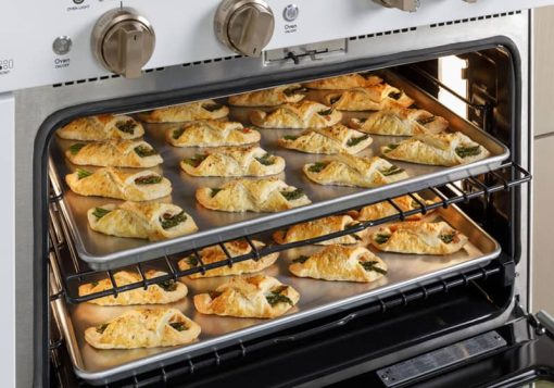 Cafe 48" Matte White Smart Dual-Fuel Commercial-Style Range with 6 Burners and Griddle - Image 16