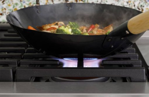 Cafe 48" Matte White Smart Dual-Fuel Commercial-Style Range with 6 Burners and Griddle - Image 10