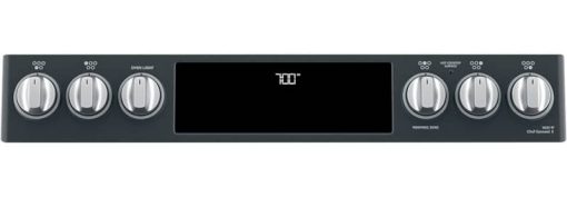 Cafe ADA 30" Matte Black Smart Front-Control, Radiant & Convection Slide-In Electric Range - Image 6