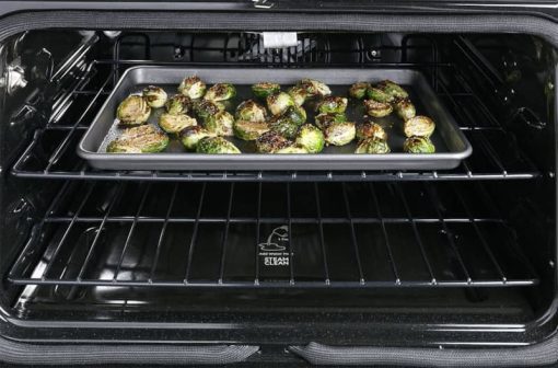 Cafe ADA 30" Stainless Steel Slide-In Front Control Induction & Convection Double Oven Range - Image 11