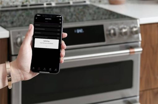 Cafe ADA 30" Stainless Steel Slide-In Front Control Induction & Convection Double Oven Range - Image 15