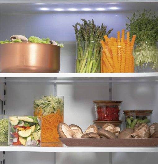 Cafe 42" Stainless Steel Smart Built-In Side-By-Side Refrigerator - Image 7