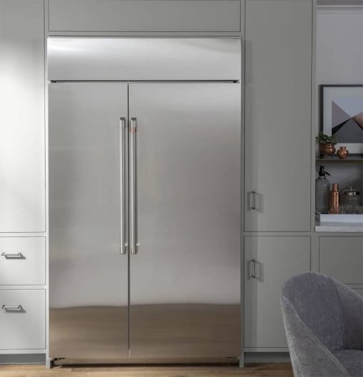 Cafe 42" Stainless Steel Smart Built-In Side-By-Side Refrigerator - Image 12