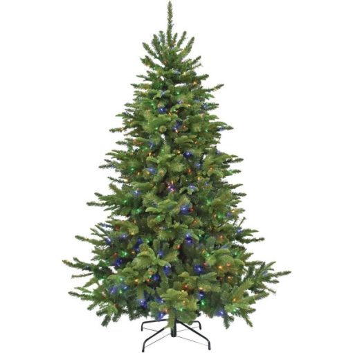 Canyon Road 9 Ft. Pine 800-Bulb Multi LED Hinged Prelit Artificial Christmas Tree