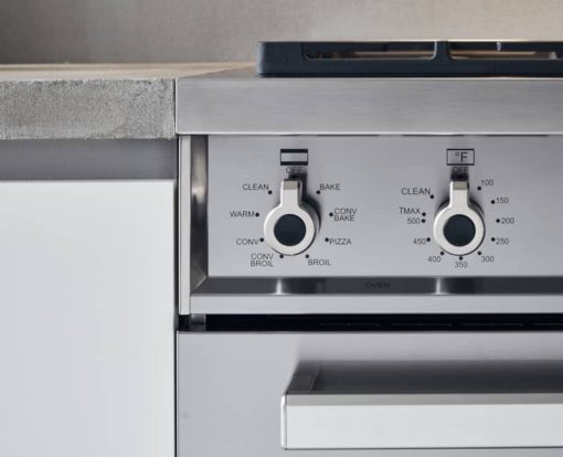 Bertazzoni Professional Series 30" Red Dual Fuel Range, 4 Burners, Electric-Self Clean Oven - Image 3