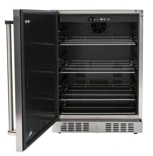Coyote 24" Stainless Steel Left Hinge Outdoor Refrigerator - Image 2