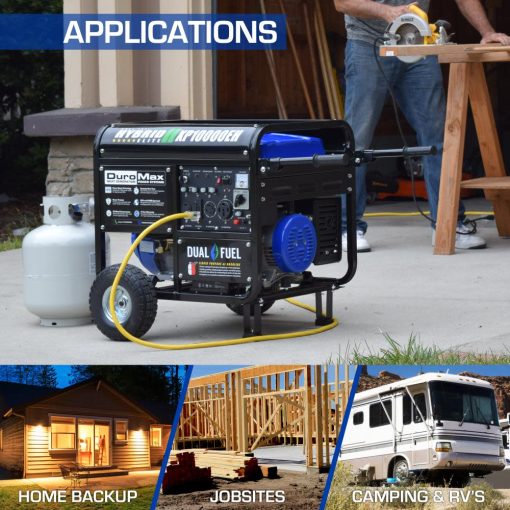 10000-Watt Dual Fuel Hybrid Portable Generator - Image 5