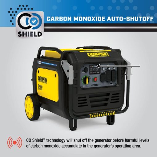 Champion 8500 Watt Portable Electric Start Inverter Generator with Quiet Technology and CO Shield - Image 6