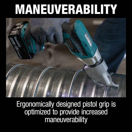 Makita 18V LXT Offset Shear Kit Lithium Ion Brushless Cordless 18 Gauge - Image 6