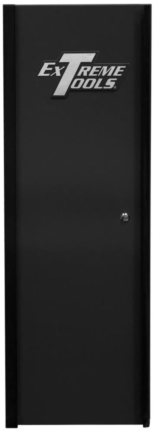 DX Series 19" x 21" Deep Side Locker with 4 Shelves Matte Black with Black Handle