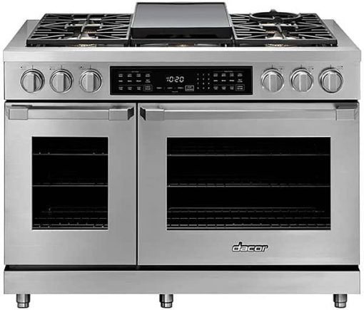 Dacor Professional 48" Stainless Steel Dual Fuel Liquid Propane Range - Image 4