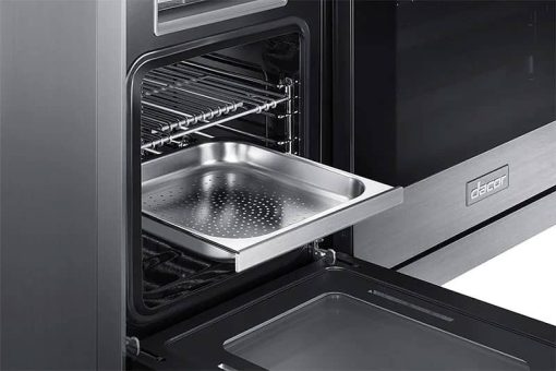 Dacor Contemporary 48" Silver Stainless Steel Dual-Fuel Liquid Propane Steam Range With Griddle - Image 8