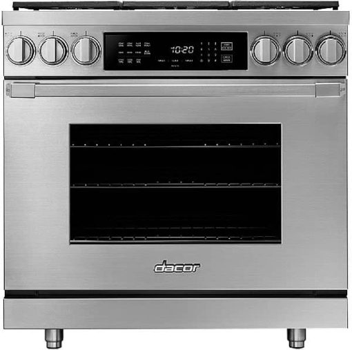 Dacor Professional 36" Stainless Steel Dual Fuel Natural Gas Range