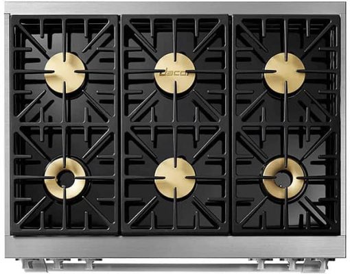 Dacor Professional 36" Stainless Steel Dual Fuel Natural Gas Range - Image 3