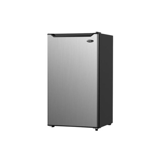 4.4 cu ft Compact Stainless Refrigerator